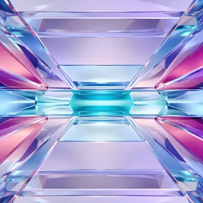 Iridescent Glass Prism Abstract Background