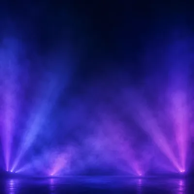 Blue Purple Gradient Stage Light Background