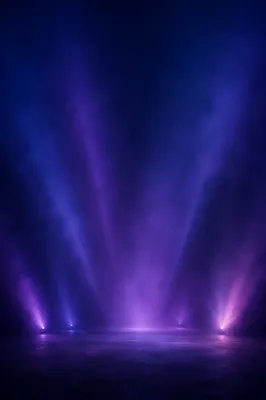Blue Purple Gradient Stage Light Haze