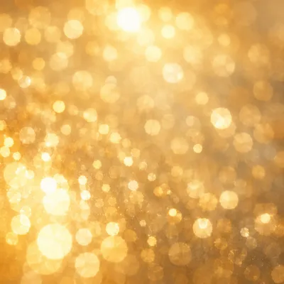 Elegant Gold Cream Bokeh Lights Background
