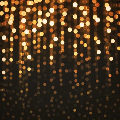 Elegant Gold Cream Bokeh Lights Background