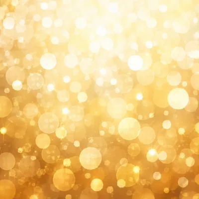 Warm Gold Cream Bokeh Light Background