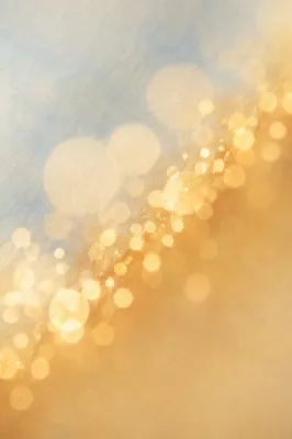 Elegant Gold Cream Bokeh Light Background
