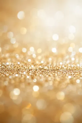 Shimmering Gold and Cream Bokeh Background