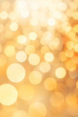 Warm Gold Cream Bokeh Lights Background