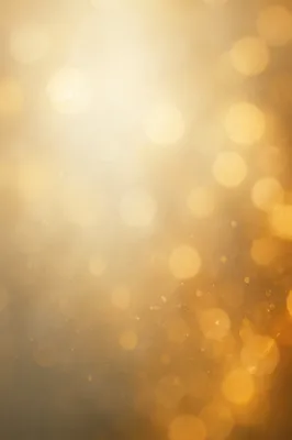 Warm Gold and Cream Bokeh Lights