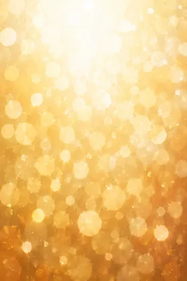 Warm Gold and Cream Bokeh Lights