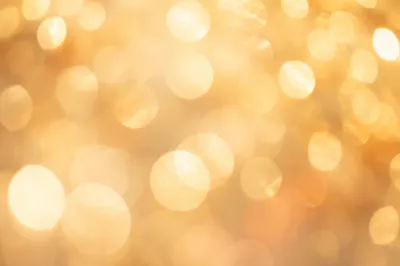 Warm Gold and Cream Bokeh Background