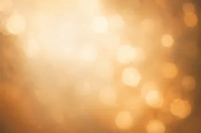 Warm Gold and Cream Bokeh Lights