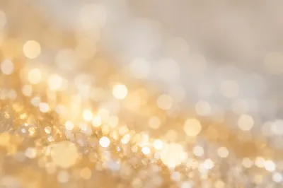 Elegant Gold Cream Bokeh Lights Background