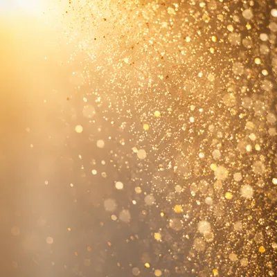 Golden and Cream Bokeh Light Background