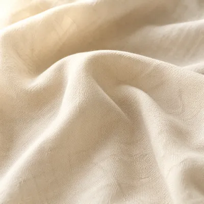 Warm Cream Beige Fabric Background