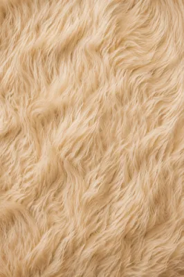 Warm Beige Shearling Texture Background