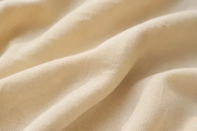 Warm Cream Beige Fabric Background