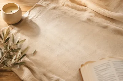 Warm Beige Still Life Background