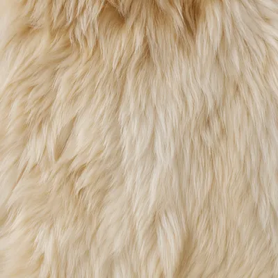 Warm Beige Faux Fur Texture Background