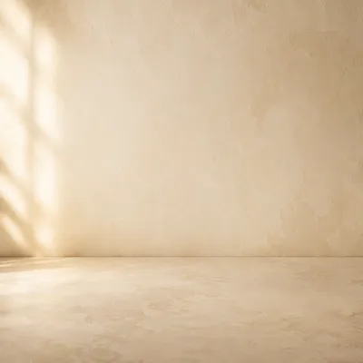 Warm Beige Cream Minimal Studio Background