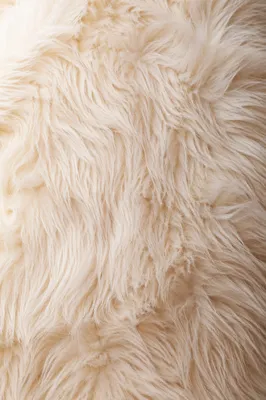 Warm Beige Faux Fur Texture Background
