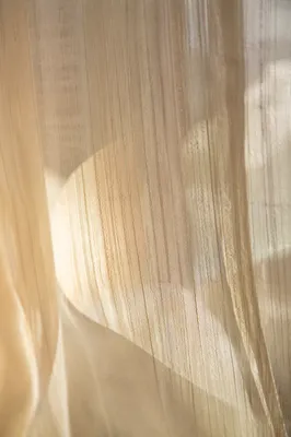 Warm Beige Sheer Fabric Background