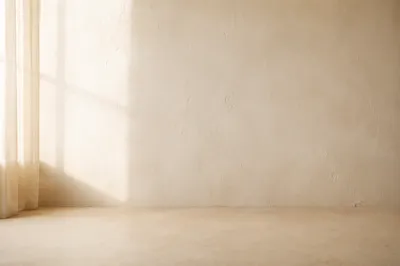 Warm Beige Cream Minimal Studio Background