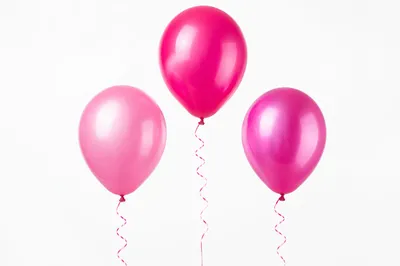 Pink Balloons Birthday Celebration Background