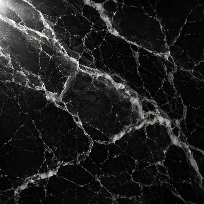 Polished Black Marble Vein Background