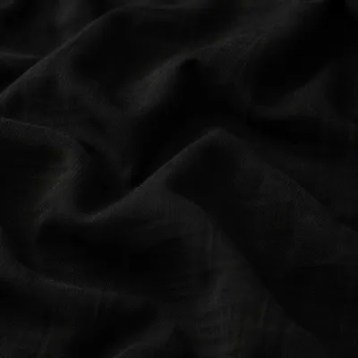 Dark Black Fabric Texture Background