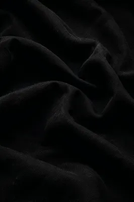 Dark Black Fabric Texture Background