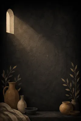 Dark Charcoal Wall Background with Vignette