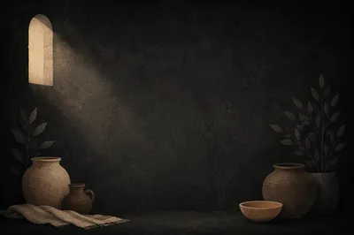 Minimal Charcoal Background with Warm Light