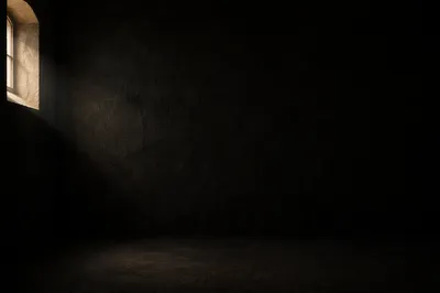 Deep Matte Black Textured Wall Background