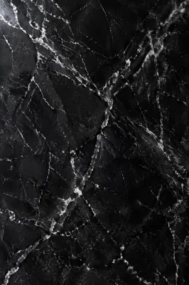 Polished Black Marble Vein Background