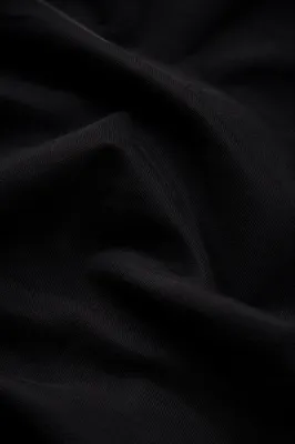 Dark Black Fabric Texture Background