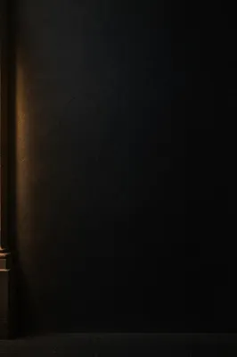 Matte Black Chapel Wall with Candle Glow