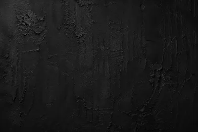 Matte Black Plaster Texture Background