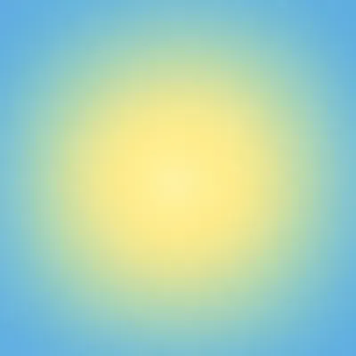 Smooth Blue Gradient with Soft Golden Glow
