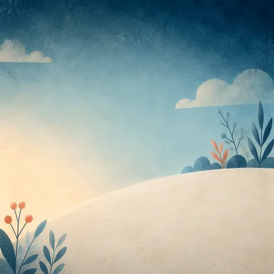 Smooth Blue Gradient Arc Background