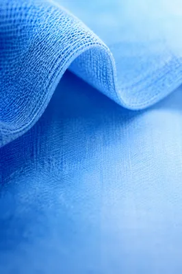 Blue Woven Mesh Fabric Macro Background
