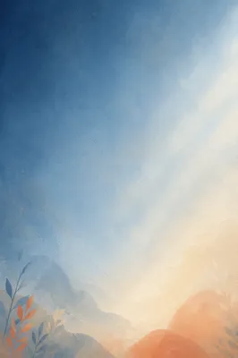 Smooth Blue Gradient Wall Background