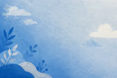 Smooth Blue Gradient Studio Background