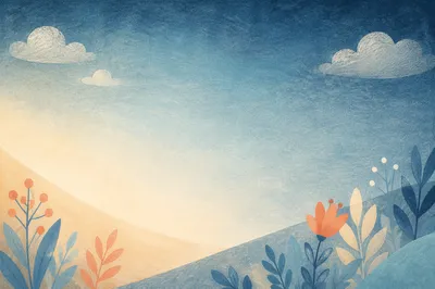 Smooth Blue Gradient Arc Background