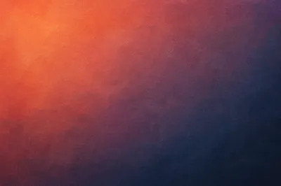 Coral Glow Midnight Blue Gradient Background
