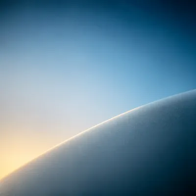 Smooth Blue Gradient Arc Background