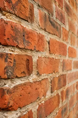 Rustic Red Brick Wall Background Texture