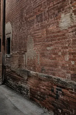 Weathered Red Brick Wall Background