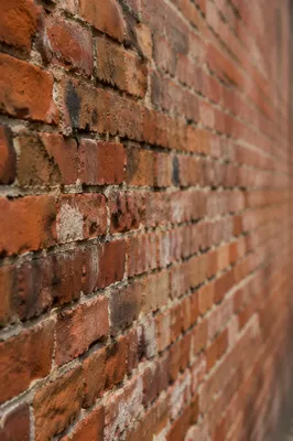 Rustic Red Brick Wall Background Texture
