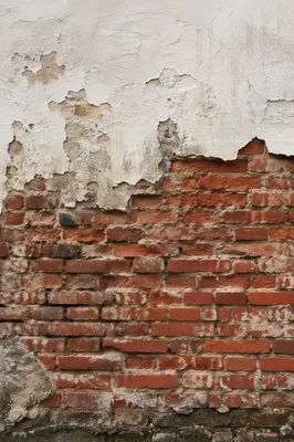 Weathered Red Brick Wall Background