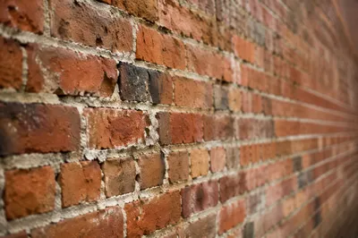 Rustic Red Brick Wall Background Texture
