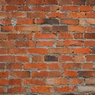 Aged Red Urban Brick Wall Texture