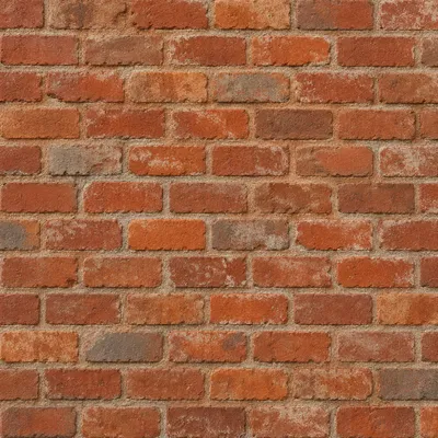 Aged Red Brick Wall Urban Texture